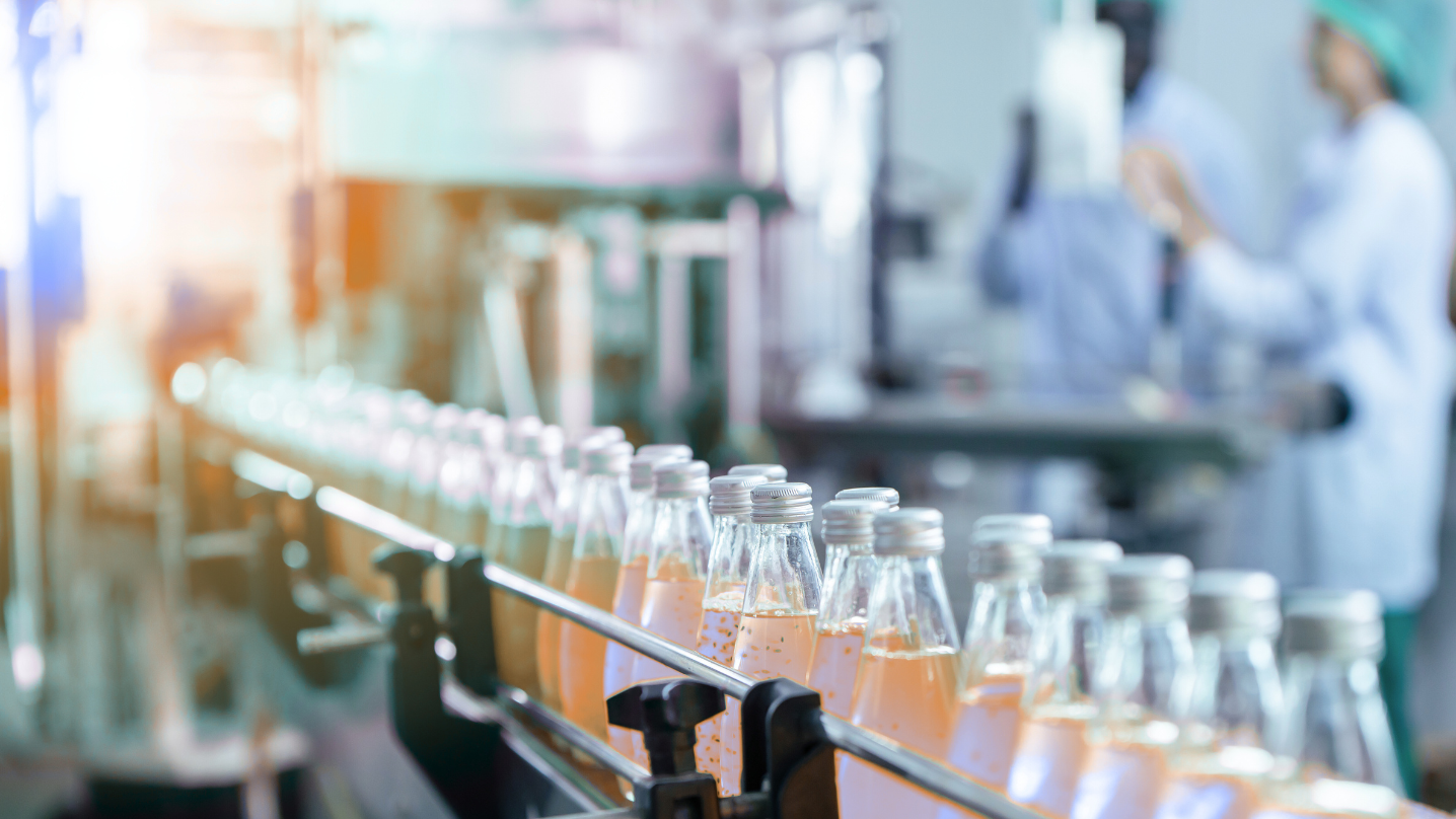 Drink production factory line